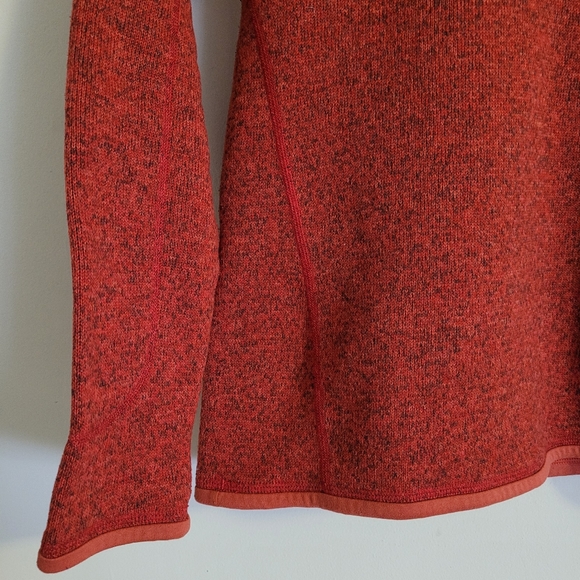 Patagonia Women's Better Sweater Quarter Zip Red - Picture 3 of 14